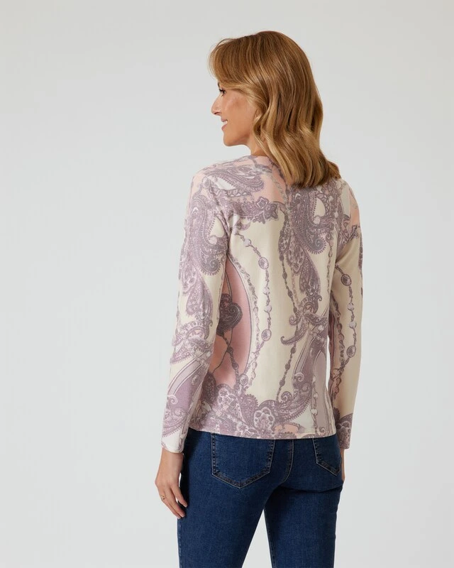 Soft Pullover Mit Ketten-/Paisleydruck 7 Soft Pullover Mit Ketten-/Paisleydruck – Bild 5