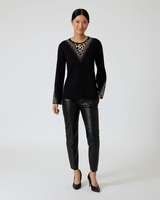 Pullover Mit Samteinsatz 3 Pullover Mit Samteinsatz