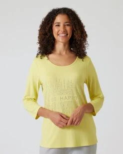 Statement Shirt "Be Happy" -Heim- Und Modegeschäft 59827568 db684fcb 09be 11ee 9169 5a72d431453d pics640