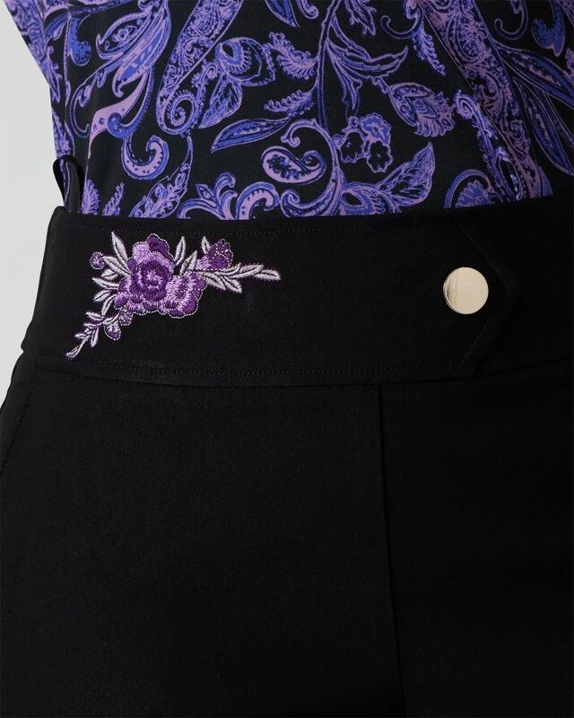 Hose Mit Stickerei Am Bund 5 Hose Mit Stickerei Am Bund – Bild 3