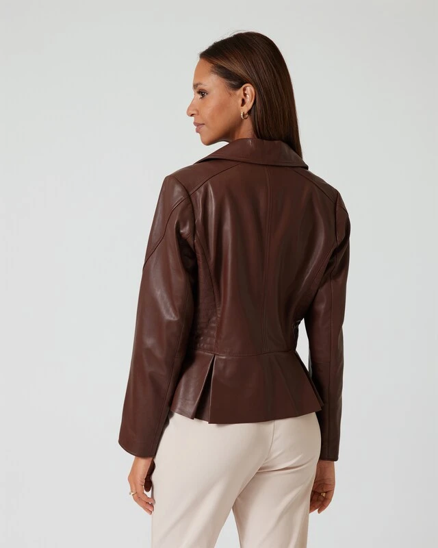 Lederjacke Mit Reverskragen 4 Lederjacke Mit Reverskragen – Bild 2