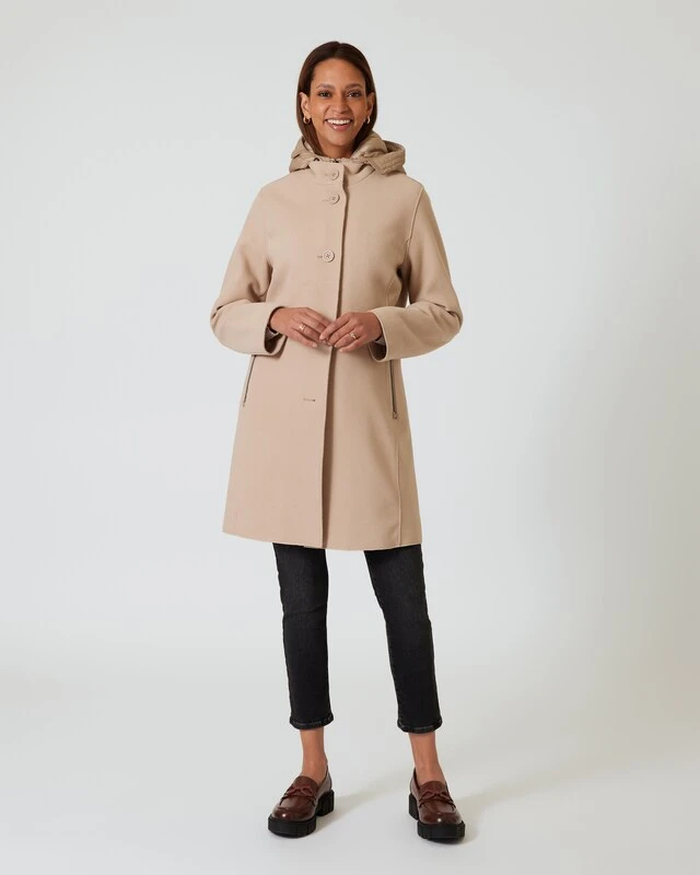 Mantel Mit Abnehmbarer Kapuze 9 Mantel Mit Abnehmbarer Kapuze – Bild 7