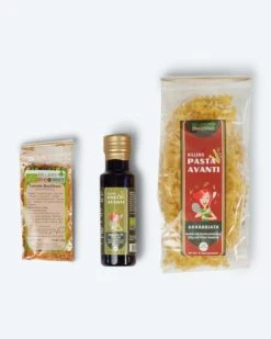 Bio-Nudeln Mit Gewürzmischung & Gewürzöl