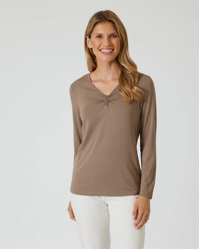 Shirt Mit V-Ausschnitt 5 Shirt Mit V-Ausschnitt – Bild 3