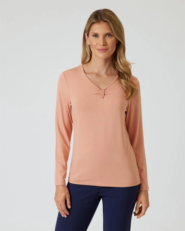 Shirt Mit V-Ausschnitt 9 Shirt Mit V-Ausschnitt – Bild 7