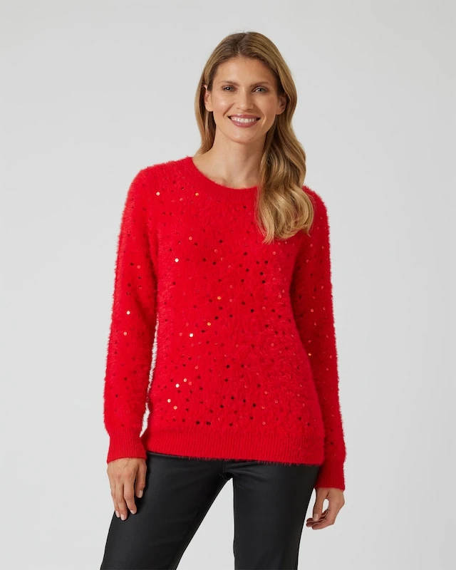 Pullover "Paillettentraum" 4 Pullover "Paillettentraum" – Bild 2