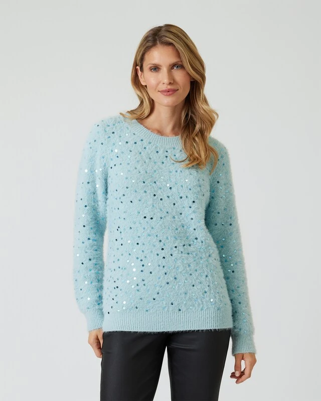 Pullover "Paillettentraum" 7 Pullover "Paillettentraum" – Bild 5