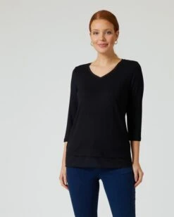 Shirt Mit Mesh-Detail -Heim- Und Modegeschäft 59838110 bb0fcdad 1745 11ee 9169 5a72d431453d pics640