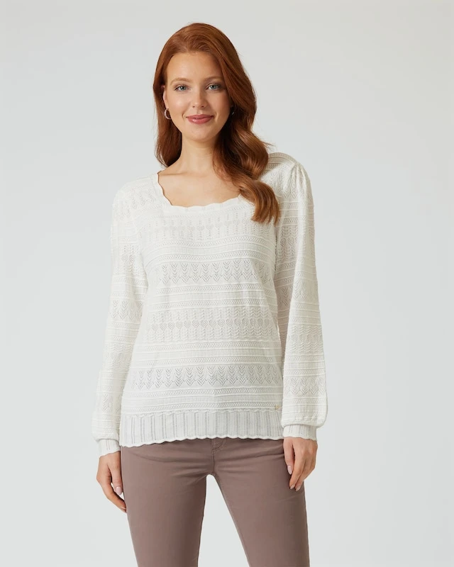 Pullover Mit Ajour-Strickmuster 8 Pullover Mit Ajour-Strickmuster – Bild 6