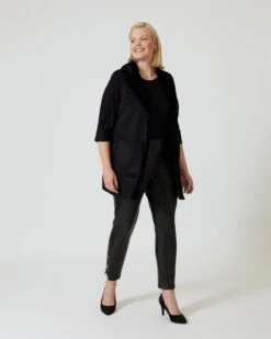 Weste Aus Fake-Velours