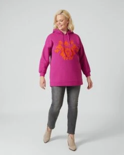 Hoodie Mit Stickerei