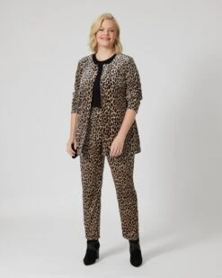 Cardigan Mit Animal-Druck