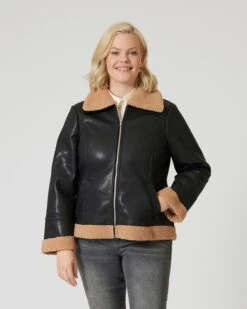 Jacke Aus Fake-Leder & Mit Webpelz 7 Jacke Aus Fake-Leder & Mit Webpelz -Heim- Und Modegeschäft 59839486 32ac0435 1a3c 11ee 8f6f 5a72d431453d pics640