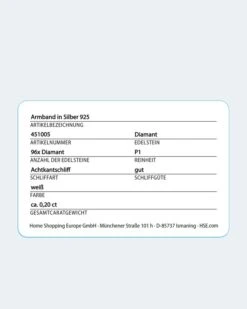 Diamant-Armband 0,20 Ct