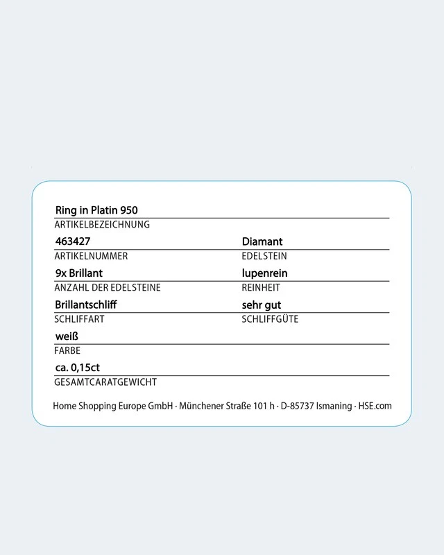 Brillantring Aus Platin Ca. 0,15 Ct 4 Brillantring Aus Platin Ca. 0,15 Ct – Bild 2