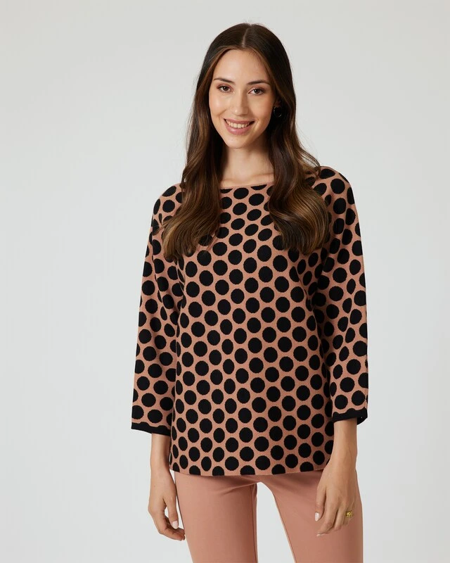 Kurzarm-Pullover Mit Jacquard-Muster 4 Kurzarm-Pullover Mit Jacquard-Muster – Bild 2