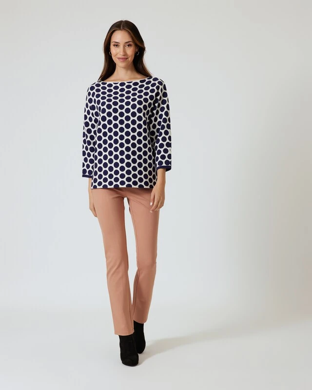 Kurzarm-Pullover Mit Jacquard-Muster 6 Kurzarm-Pullover Mit Jacquard-Muster – Bild 4