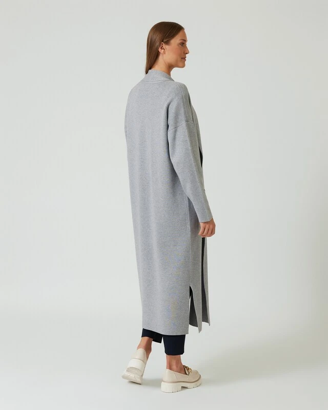 Strickmantel Mit Reverskragen 6 Strickmantel Mit Reverskragen – Bild 4