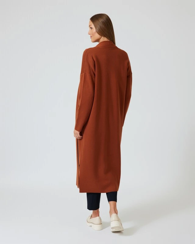 Strickmantel Mit Reverskragen 8 Strickmantel Mit Reverskragen – Bild 6