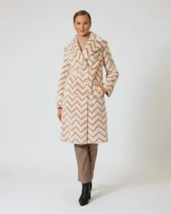 Mantel Mit Grafikmuster