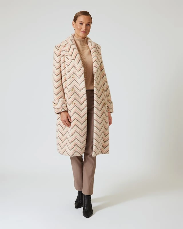 Mantel Mit Grafikmuster 5 Mantel Mit Grafikmuster – Bild 3