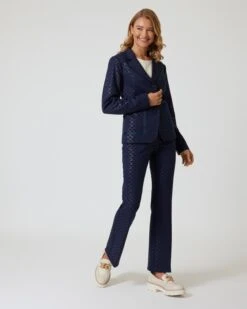 Blazer Mit Allover-Foliendruck