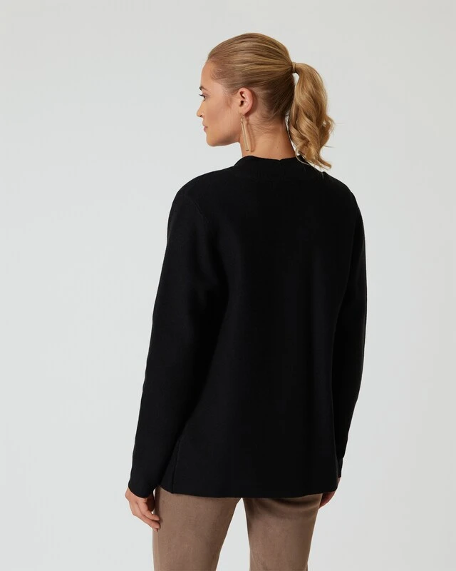 Strickjacke Im Uni-Look 3 Strickjacke Im Uni-Look