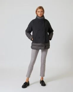 Steppjacke Im Lagen-Look