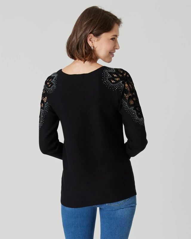 Pullover "Ornament-Stickerei" 7 Pullover "Ornament-Stickerei" – Bild 5