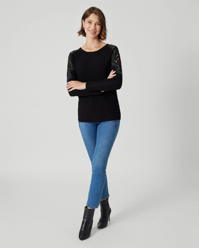 Pullover "Ornament-Stickerei" 6 Pullover "Ornament-Stickerei" – Bild 4