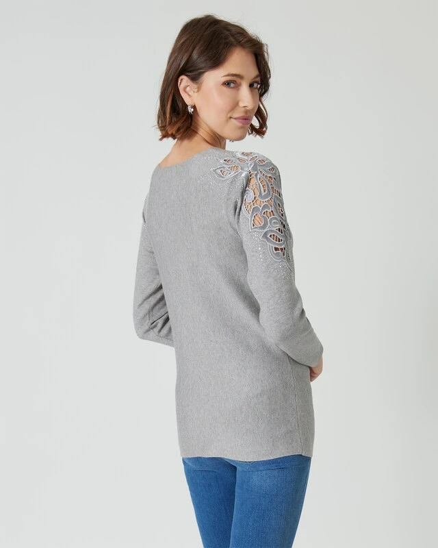 Pullover "Ornament-Stickerei" 3 Pullover "Ornament-Stickerei"