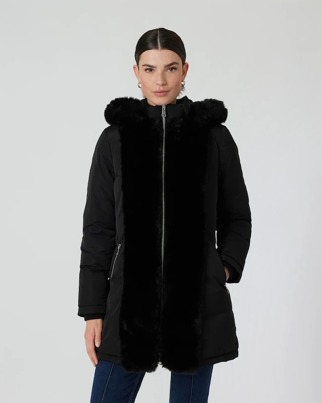 Mantel Mit Webpelzbesatz 9 Mantel Mit Webpelzbesatz – Bild 7