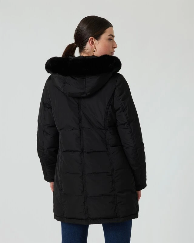 Mantel Mit Webpelzbesatz 11 Mantel Mit Webpelzbesatz – Bild 9