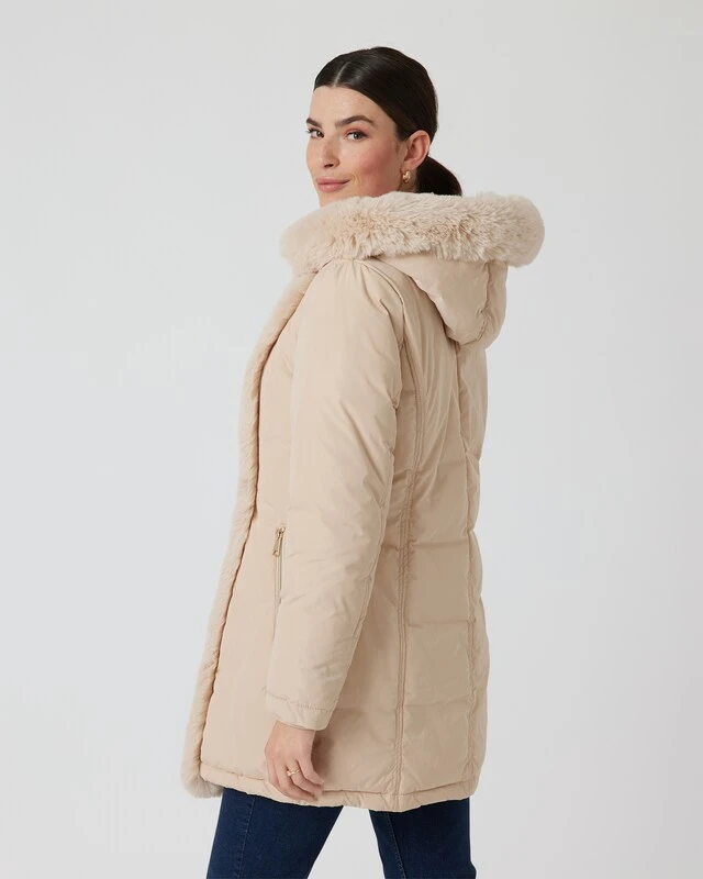 Mantel Mit Webpelzbesatz 3 Mantel Mit Webpelzbesatz