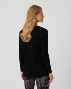 Cardigan Mit Pailletten