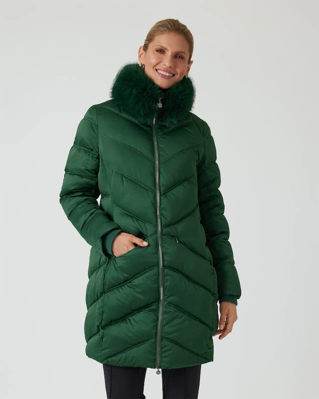 Steppmantel Mit Webpelzkragen 8 Steppmantel Mit Webpelzkragen – Bild 6