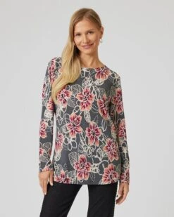 Midi-Shirt Mit Blumen-Print -Heim- Und Modegeschäft 59873614 1f7c87fb 35cb 11ee 8f6f 5a72d431453d pics640