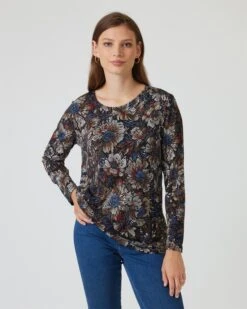 Midi-Shirt Mit Allover-Print 9 Midi-Shirt Mit Allover-Print -Heim- Und Modegeschäft 59879238 09425250 4001 11ee 8f6f 5a72d431453d pics640