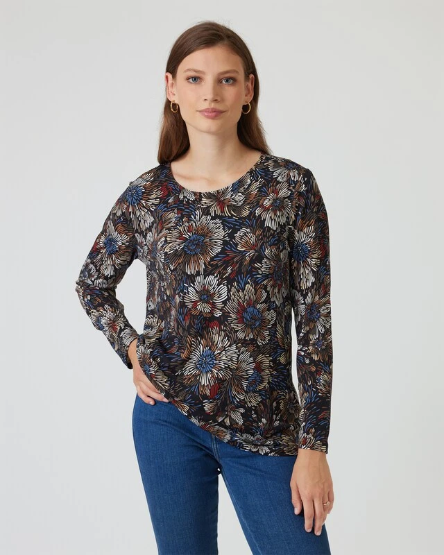 Midi-Shirt Mit Allover-Print 5 Midi-Shirt Mit Allover-Print – Bild 3