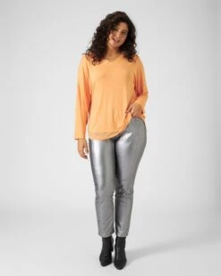 Shirt Mit Mesh-Besatz