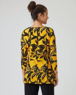 Princessshirt Mit Blätterdruck