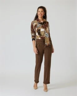 Schlupfhose Mit Hahnentritt