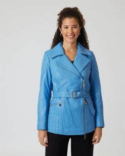 Leder-Kurzmantel Mit Gürtel -Heim- Und Modegeschäft 59888078 5146d503 4afc 11ee 8f6f 5a72d431453d pics640