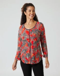 Shirt Mit Blätterdruck -Heim- Und Modegeschäft 59888122 79983a96 4afc 11ee 8f6f 5a72d431453d pics640