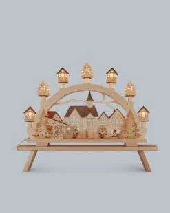 3D-Lichterbogen Weihnachtsmarkt, 9tlg.