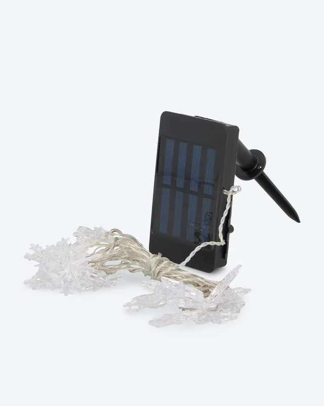 Hybrid Outdoor-Lichterkette "Schneeflocken" 3 Hybrid Outdoor-Lichterkette "Schneeflocken"