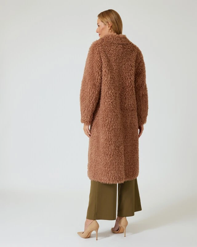 Faux Shearling Mantel 3 Faux Shearling Mantel