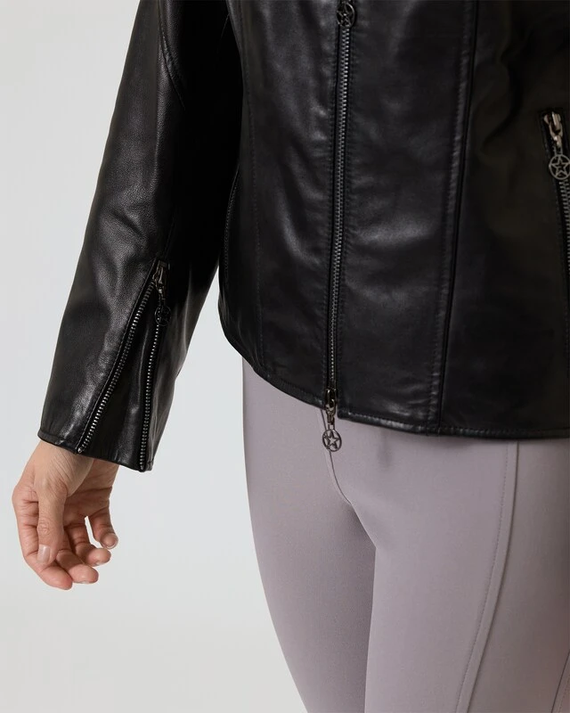 Lederjacke Mit Reverskragen 9 Lederjacke Mit Reverskragen – Bild 7